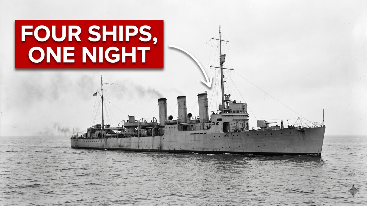 The 'Rust Bucket' American Destroyers From 1920 That Sank Four Japanese Ships In One Night